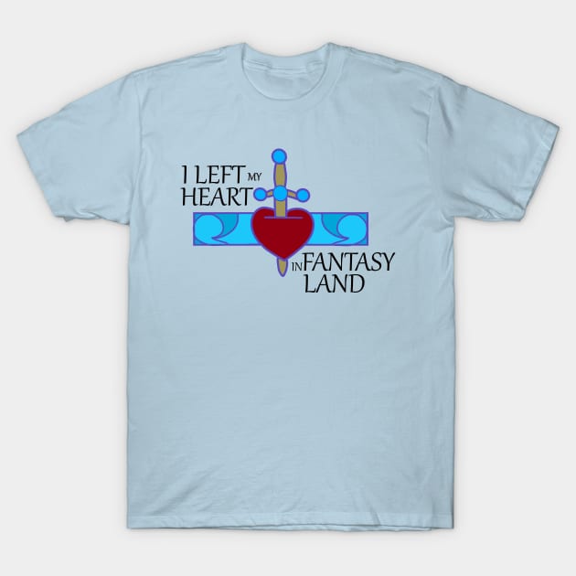 I Left My Heart in Fantasy Land T-Shirt by Wizarding Wands & Mickey Ears